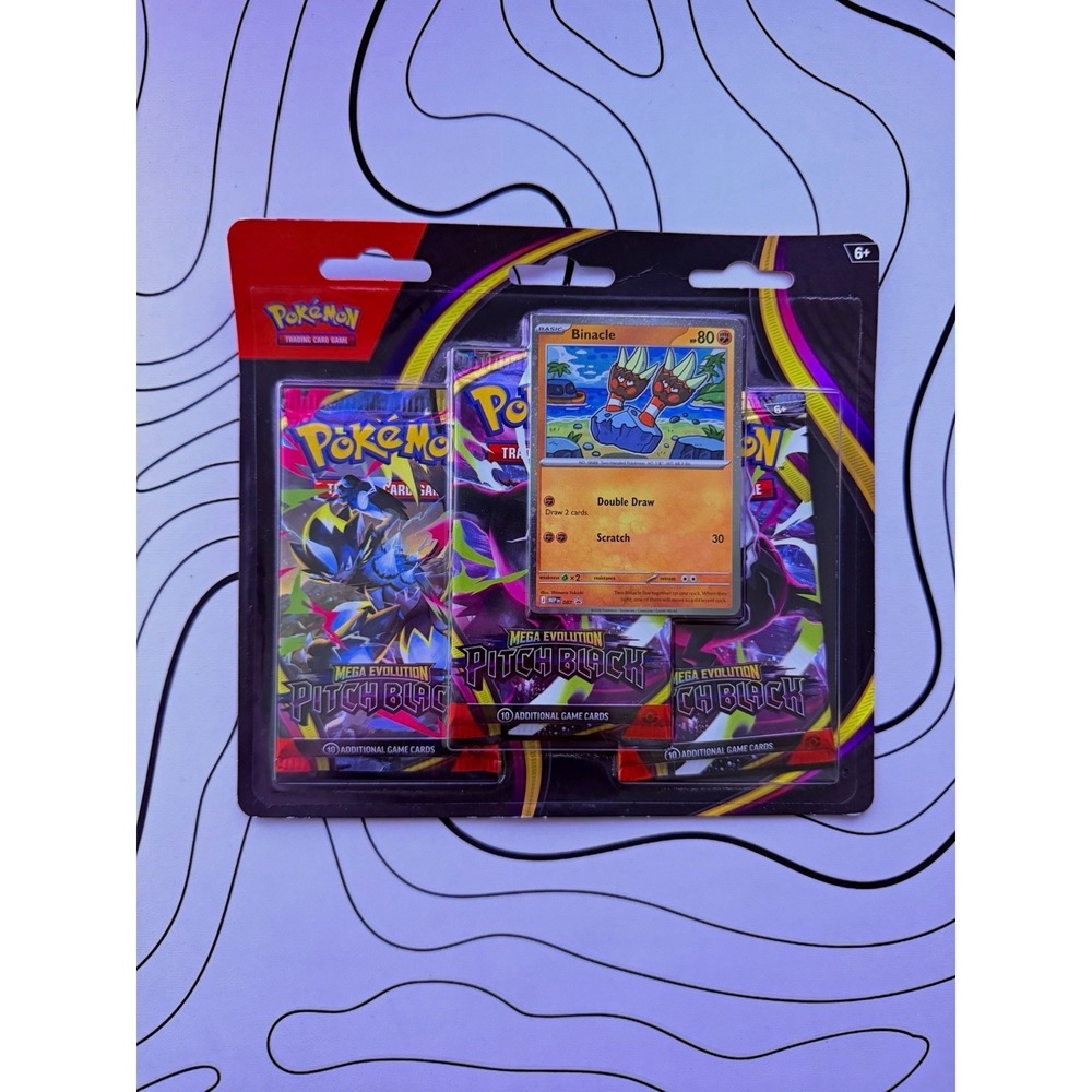 Pokémon Pitch Black 3-Pack Blister (Binacle)